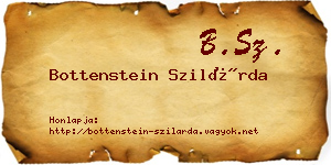 Bottenstein Szilárda névjegykártya